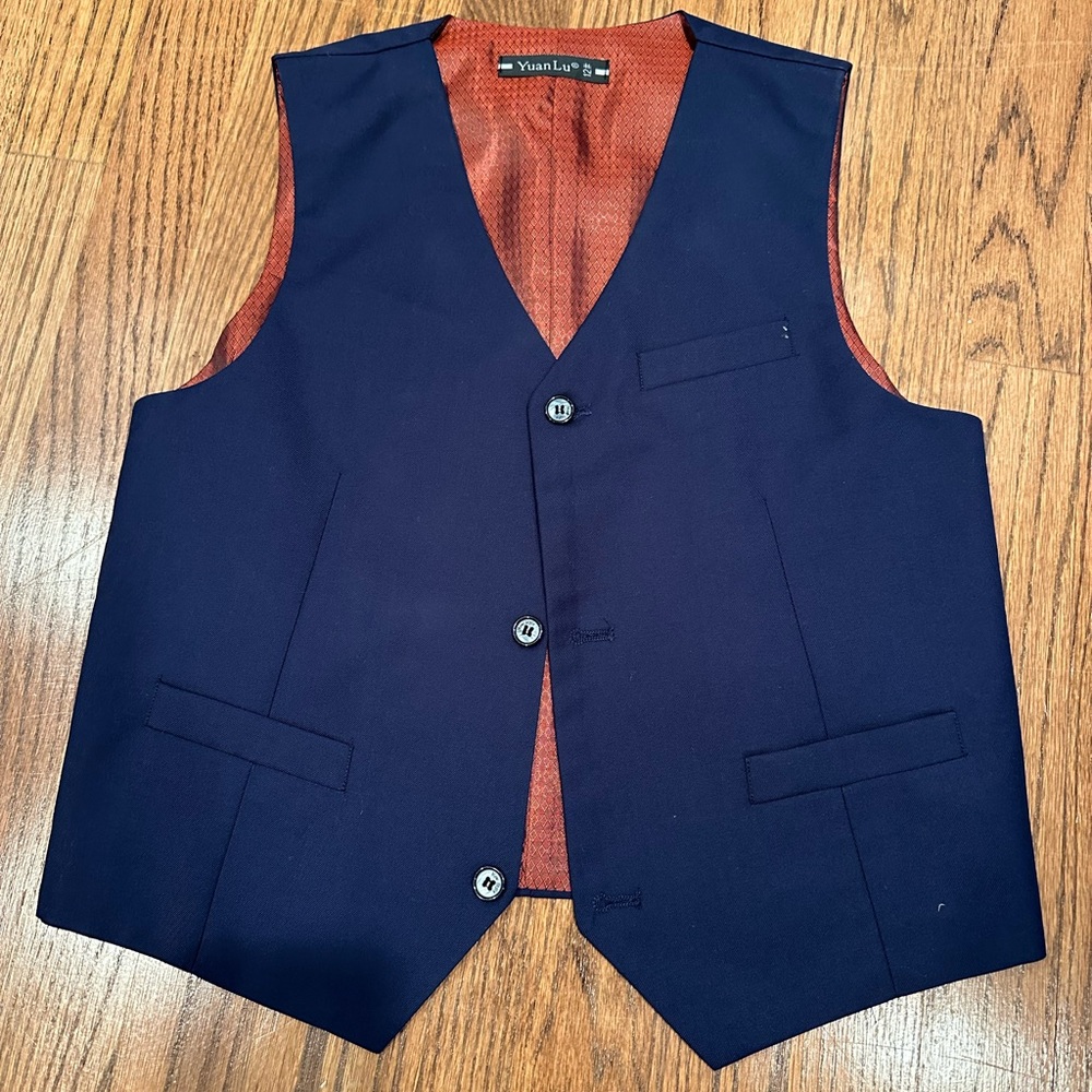 Navy Blue Vest - youth size 12